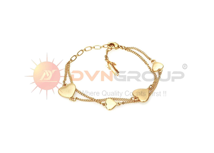Gold Plated Saint Jude Charm Bracelet